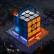 i3s AI Intelligent Super Cube Smart Magic Magnetic bluetooth APP Sync Puzzle Toys from