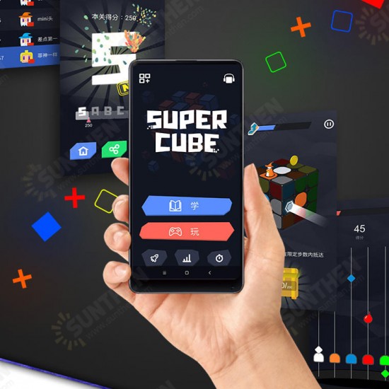 i3s AI Intelligent Super Cube Smart Magic Magnetic bluetooth APP Sync Puzzle Toys from