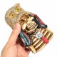 Halloween Skull Ornament Resin Skull Head Skeleton Crafts Statue Desktop Decorations