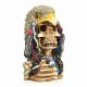 Halloween Skull Ornament Resin Skull Head Skeleton Crafts Statue Desktop Decorations