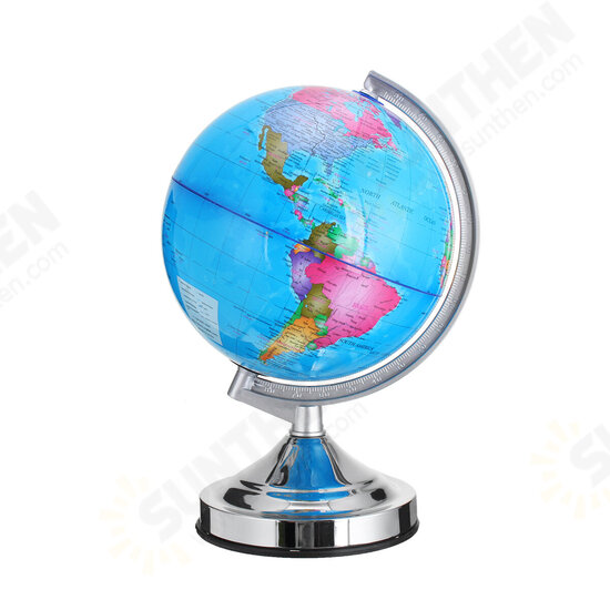 Illuminated Lamp Rotating World Earth Globe Ocean Desk Globe LED Night Light