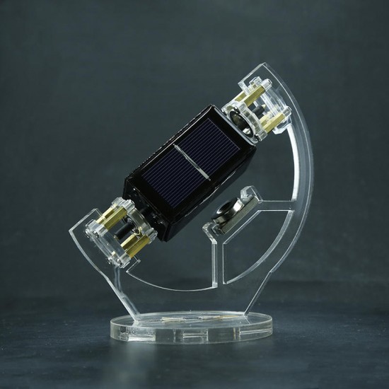 Inclined Type Solar Magnetic Levitation Mendocino Motor Levitating Tilting Stand Educational Model