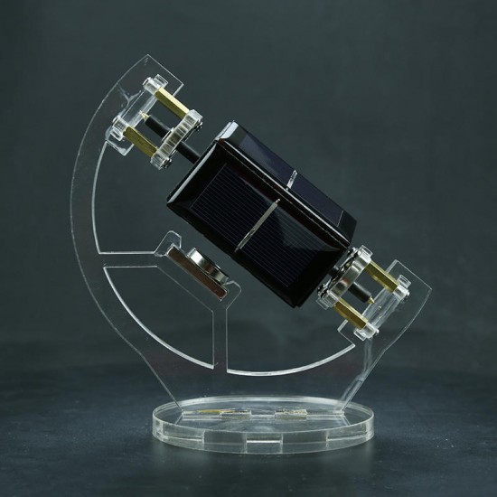 Inclined Type Solar Magnetic Levitation Mendocino Motor Levitating Tilting Stand Educational Model