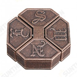 Intelligence Alloy Brain Teaser Lock Educational Toys Kids School Funny Game Intelligence Alloy Brain Teaser Lock Educational Toys Kids School Funny Game
