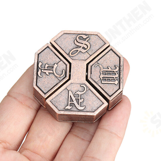 Intelligence Alloy Brain Teaser Lock Educational Toys Kids School Funny Game