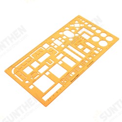 Interior Design House Furnishing Architecture Drawing Template KT Soft Ruler Drafting Stencil Interior Design House Furnishing Architecture Drawing Template KT Soft Ruler Drafting Stencil