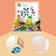 Kids Child Educational Magnetic Box Set with Whiteboard Jigsaw Board Puzzle Toys