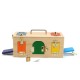 Kids Life Skill Learning Wooden Montessori Practical Wood Lock Box Educational Science Toys