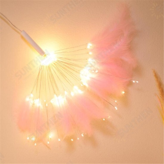 LED Firework String Hanging Starburst Fairy Strip Light Wedding Party Home Decorations