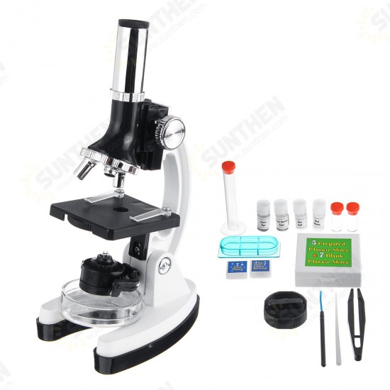 LED Science Microscope Kit for Children 1200x 1200 Scientific Instruments Toy Set for Early Education accessory kit