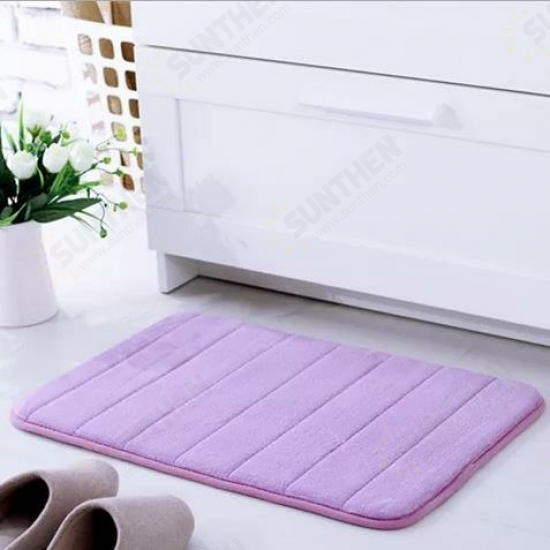 Microfibre Memory Foam Bathroom Shower Bath Mat Non Slip Absorbent Rug Carpet Floor Mat