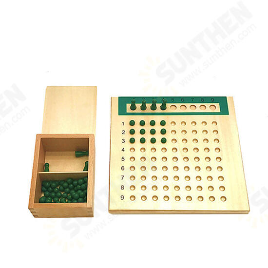 Montessori Mathematics Maths Bead Board Multiplication&Division Educational Science Toy