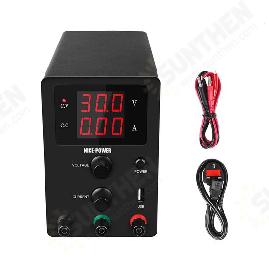 R-SPS3010 30V 10A High-Precision Voltage Regulated Lab Adjustable Switching DC Power Supply Voltage and Current Regulator