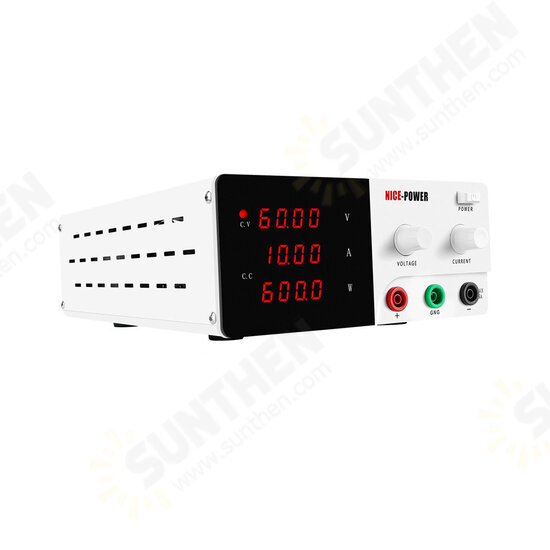 R-SPS6010 60V 10A Digital Adjustable DC Power Supply Laboratory Power Source 4-bit Display Voltage Regulator Current Stabilizer