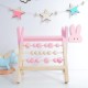 Natural Pine Nordic Baby Room Decor Wooden Abacus Educational Nursery Props Toys