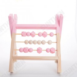 Natural Pine Nordic Baby Room Decor Wooden Abacus Educational Nursery Props Toys Natural Pine Nordic Baby Room Decor Wooden Abacus Educational Nursery Props Toys