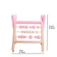 Natural Pine Nordic Baby Room Decor Wooden Abacus Educational Nursery Props Toys