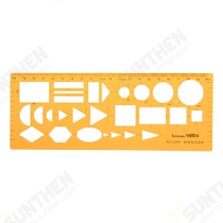 Network Technique Technical Drawing Template KT Soft Plastic Ruler Drafting Design Stencil Network Technique Technical Drawing Template KT Soft Plastic Ruler Drafting Design Stencil