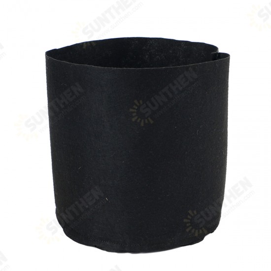 Non-woven Fabric Planting Grow Box Vegetable Flower Pots Bag Planter Black with Handles