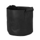 Non-woven Fabric Planting Grow Box Vegetable Flower Pots Bag Planter Black with Handles