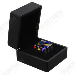 Optical Glass Crystal Combiner Prism X Cube Lab RGB Dispersion Splitter Prism With Box Physics Educational Gift Toy 20mm/23mm Optical Glass Crystal Combiner Prism X Cube Lab RGB Dispersion Splitter Prism With Box Physics Educational Gift Toy 20mm/23mm