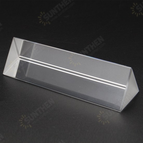 Optical Glass UK Triple Prism for Physical Light Spectrum Teaching Experiment Model/Home Decor