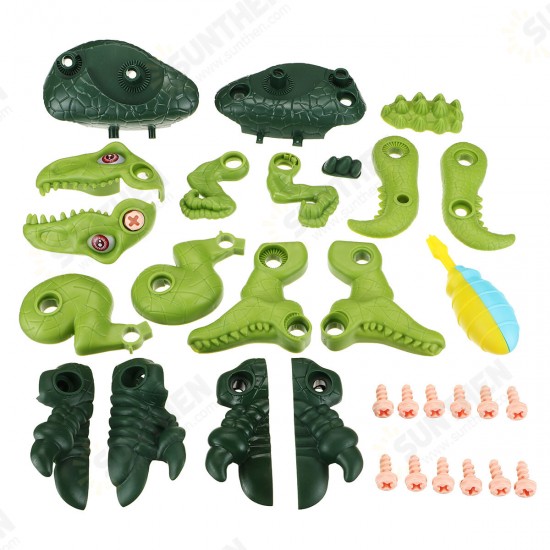 Realistic Dinosaur Model Dino Toy Electric Drill Toy Figures Play Set Kids Birthday Christmas Gifts