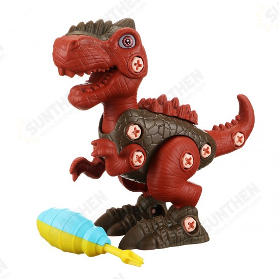 Realistic Dinosaur Model Dino Toy Electric Drill Toy Figures Play Set Kids Birthday Christmas Gifts