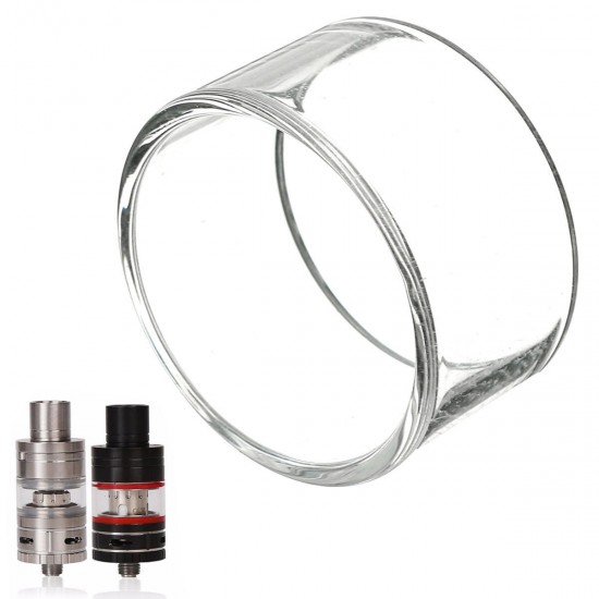 Replacement Clear Transparent Pyrex Glass Tube Cap Tank for Micro TFV4