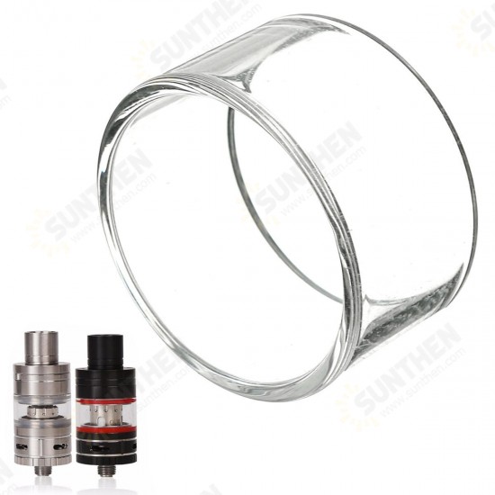 Replacement Clear Transparent Pyrex Glass Tube Cap Tank for Micro TFV4