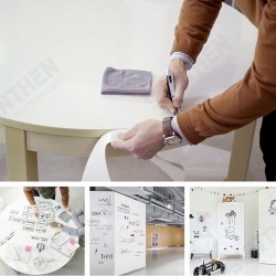 Self-adhesive Whiteboard Sticker Waterproof Movable Kid Erasable Roll Up Message Wall Table Sticker Self-adhesive Whiteboard Sticker Waterproof Movable Kid Erasable Roll Up Message Wall Table Sticker