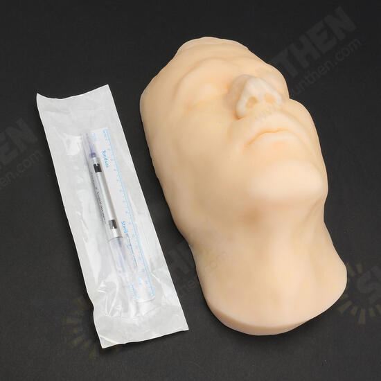 Silicone Head Injection Skin Suture Surgery Teaching Practice Model