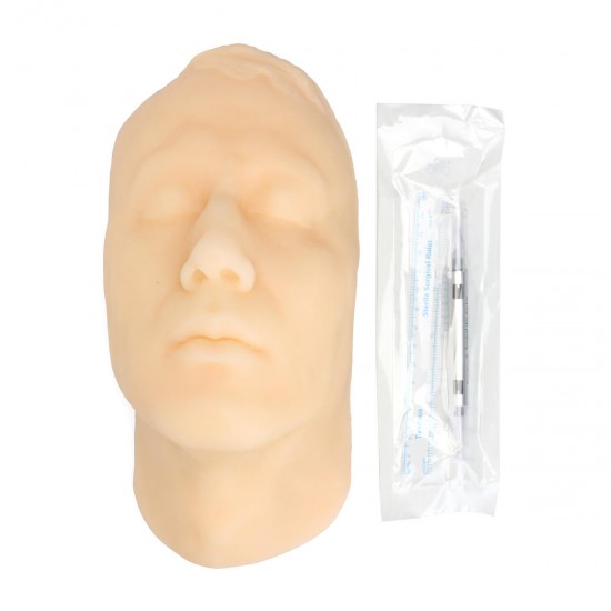 Silicone Head Injection Skin Suture Surgery Teaching Practice Model