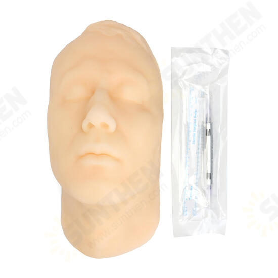 Silicone Head Injection Skin Suture Surgery Teaching Practice Model