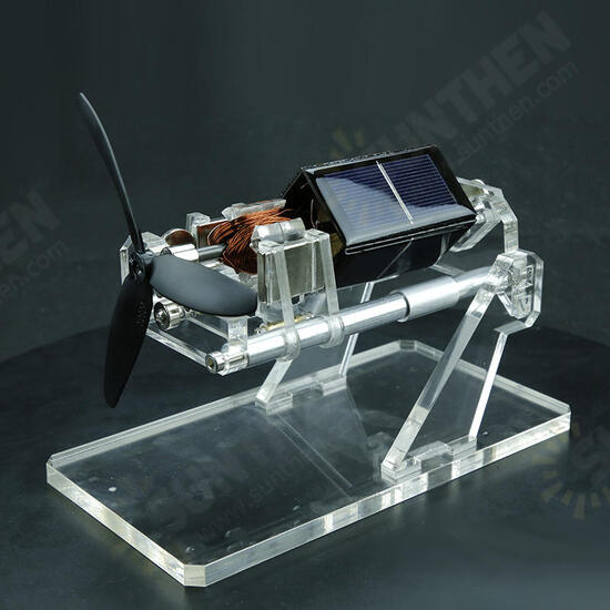 Solar Fan Magnetic Levitation Levitating Brushless Mendocino Motor w/ Propeller Education Model