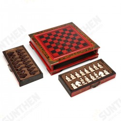 Vintage Wooden Chinese Chess Board Table Game Set Pieces Gift Toy Collectibles Vintage Wooden Chinese Chess Board Table Game Set Pieces Gift Toy Collectibles