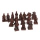 Vintage Wooden Chinese Chess Board Table Game Set Pieces Gift Toy Collectibles