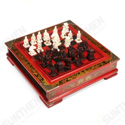 Vintage Wooden Chinese Chess Board Table Game Set Pieces Gift Toy Collectibles Vintage Wooden Chinese Chess Board Table Game Set Pieces Gift Toy Collectibles