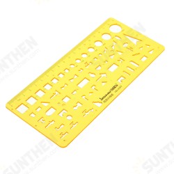 Water Supply and Drainage Design Drawing Template KT Soft Plastifc Ruler Drafting Stencil Water Supply and Drainage Design Drawing Template KT Soft Plastifc Ruler Drafting Stencil