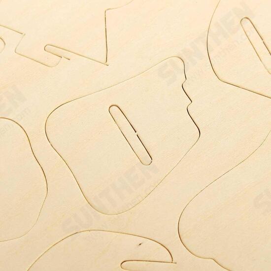 Wooden 3D Puzzle Jigsaw Dragon Snake Animal Shaped Puzzles Toy Kid's Child's Educational Toys Gift