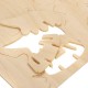 Wooden 3D Puzzle Jigsaw Dragon Snake Animal Shaped Puzzles Toy Kid's Child's Educational Toys Gift