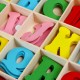 Wooden Alphabet Scrabble Toy Letters Number Educational Craft Children Kids Learning Toys Gift