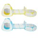 3 In 1 Yellow/Blue Play Ball Pool Crawling Tunnel Folding Tent for Children's Games