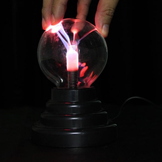 3 Inches USB Plasma Ball Sphere Lightning Light Crystal Lamp Globe Laptop