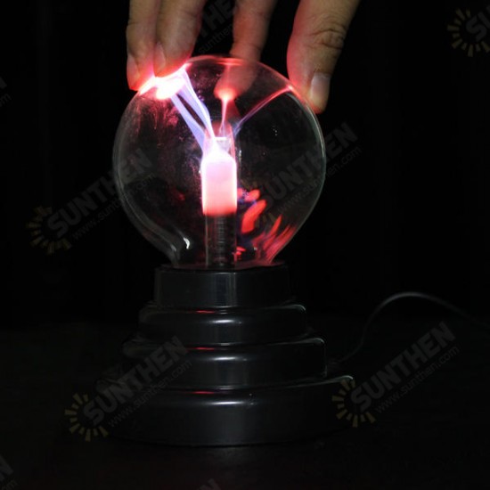 3 Inches USB Plasma Ball Sphere Lightning Light Crystal Lamp Globe Laptop