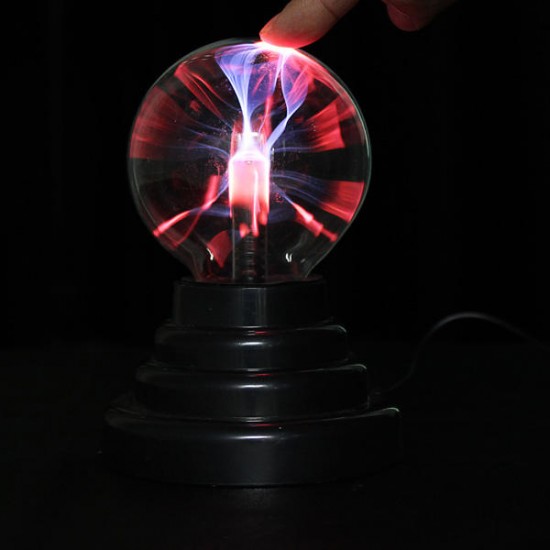 3 Inches USB Plasma Ball Sphere Lightning Light Crystal Lamp Globe Laptop