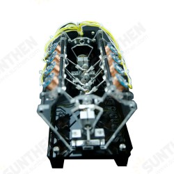 4/8/12 Coil Solenoid Engine Model High-speed Motor V-type Engine Model Toy Gift 4/8/12 Coil Solenoid Engine Model High-speed Motor V-type Engine Model Toy Gift