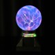 5 Inch Music Plasma Ball Sphere Light Crystal Light Magic Desk Lamp Novelty Bule Light Home Decor