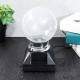 5 Inch Music Plasma Ball Sphere Light Crystal Light Magic Desk Lamp Novelty Bule Light Home Decor
