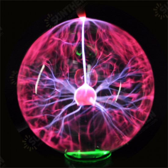 5 Inch Upgrade Plasma Ball Sphere Light Crystal Light Magic Desk Lamp Novelty Light Home Decor